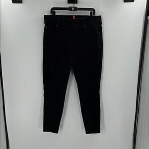 Spanx Women's Plus Size Pull on Skinny Jeans - Black - 1X